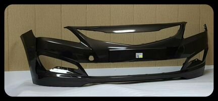 Бампер Хендай Солярис 2014 коричневый