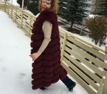 Жилетки из песца