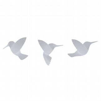 Декор для стен Umbra Hummingbird 9 элементов белый