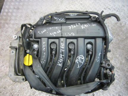 Двигатель 1.6 16v К4М760 для Рено Меган 2 II