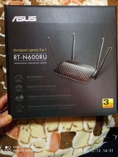 Интернет-центр 3-в-1 asus RT-N600RU