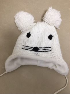 Шапка для девочки осень-зима 50 размер