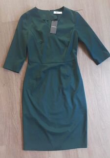 Новое базовое изумрудное платье Emka Fashion 44