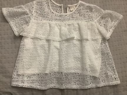 Белая блузка zara