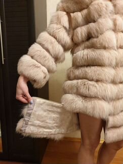 Шуба из песца 4 в 1