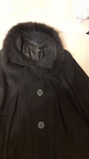 Пальто кашемировое свободного кроя на 46размер