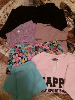 Платья-туники, рубашки, блузки р. 44/46 (пакетами)