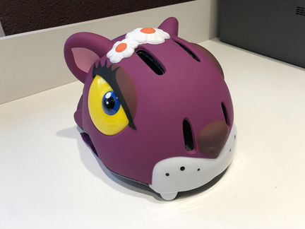 Crazy Safety шлем детский с опознавательным фонаре