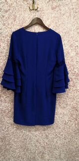 Нарядное синие платье