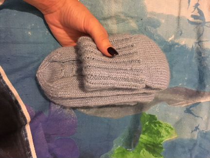 Носки ручной вязки шерстяные