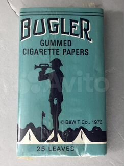 Винтаж Bugler 1973 год бумага для самокруток