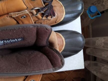 Мужские кожаные ботинки