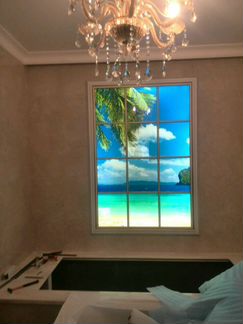 Фальш окно световое