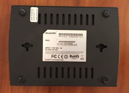 Planet WRT-415, беспроводной широкополосный роутер