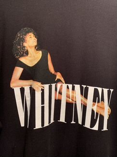 Винтажный чёрный свитшот Whitney Houston