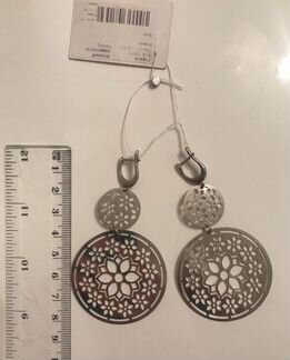 Серьги Серебро 925 италия новые
