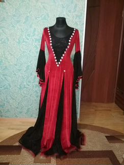 Платье бархатное, аренда, прокат