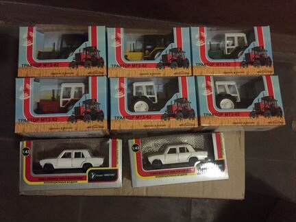 Модель автомобиля ваз 2107, трактор Беларусь