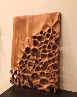 Декор панель из дерева(дуб)