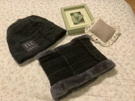 Снуд зима и шапка в комплекте