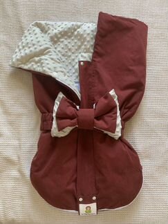 Конверт-одеяло всесезонное на выписку, в коляску