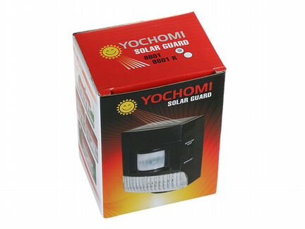 Фонарь уличный с датчиком и солнечной батареей