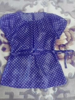 Атласная блузка