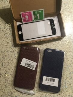 Чехол на Айфон 6+стекло защитное