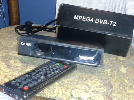 Новая Цифровая приставка DVB-T2 в упаковке
