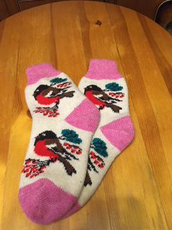 Носки шерстяные толстые женские (новые) р.36-39