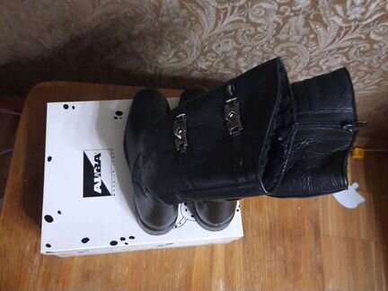 Сапоги для девочки 36 размер. зима. натуральная ко