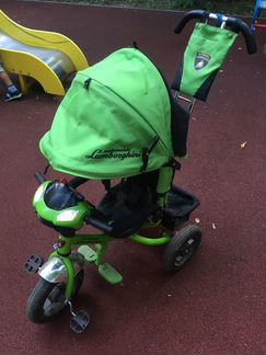 Велосипед lamborghini детский трехколесный