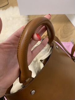 Сумка zara натуральная кожа