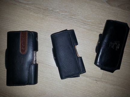 Чехол-кобура кожаный для мобильника