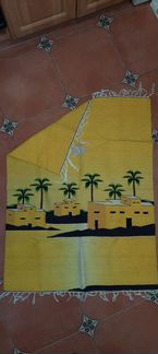 Ковер шерстяной тканный половик