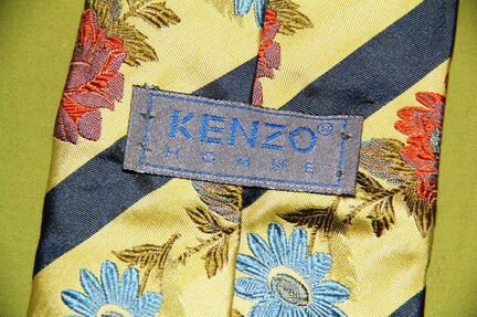 Галстук Kenzo Италия, винтаж