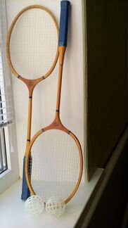 Две ракетки для тенниса и бадминтона(cccр)