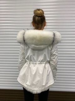 Парка с натуральным мехом