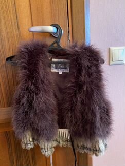 Меховая жилетка