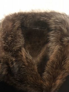 Пальто мужское с натуральным мехом волк и овчина