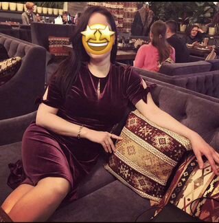 Платье вечернее бархатное