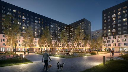 1-к квартира, 39.4 м², 10/22 эт.