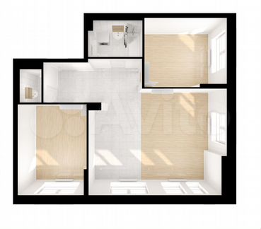 3-к квартира, 70.2 м², 9/33 эт.