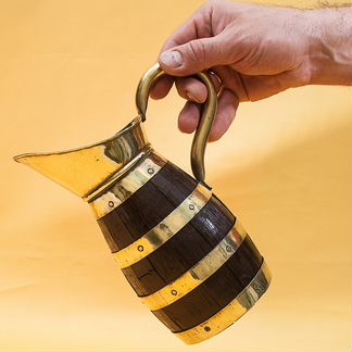 Деревянный Винтажный Кувшин Франция