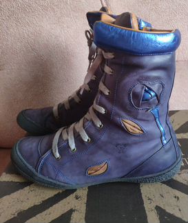 Ботинки сапоги Rondinella для девочек кожаные деми