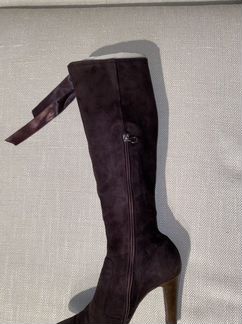 Замшевые сапоги