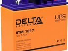Аккумуляторная батарея для ибп delta DTM 1217 12В