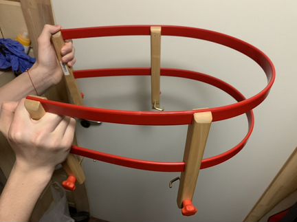 Спинка для деревянных санок spolnota