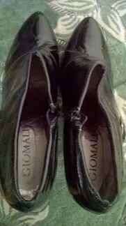 Туфли натуральная лаковая кожа