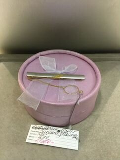 Зажим для галстука, золото 585* вес 4,74